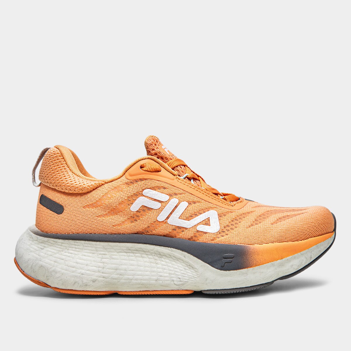 Tênis Fila Float Maxxi Feminino Laranja+Prata Netshoes