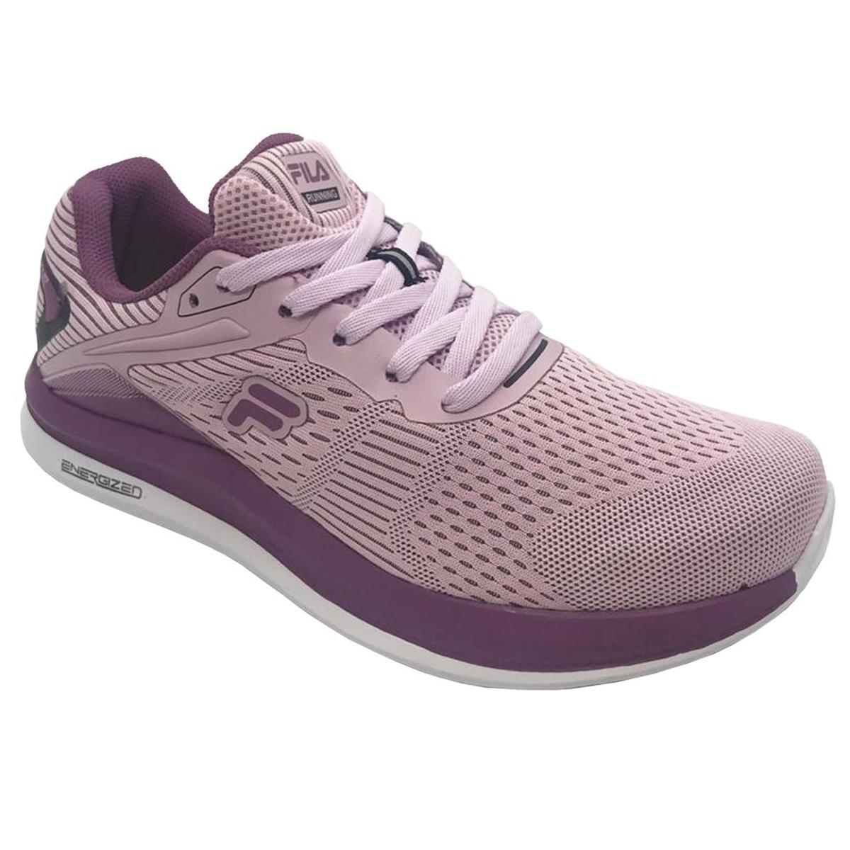 tenis fila feminino bordo