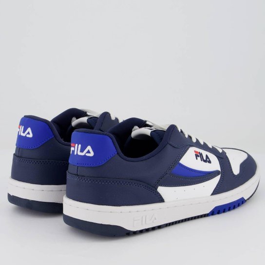Tênis Fila FX-33 Low Branco e Marinho