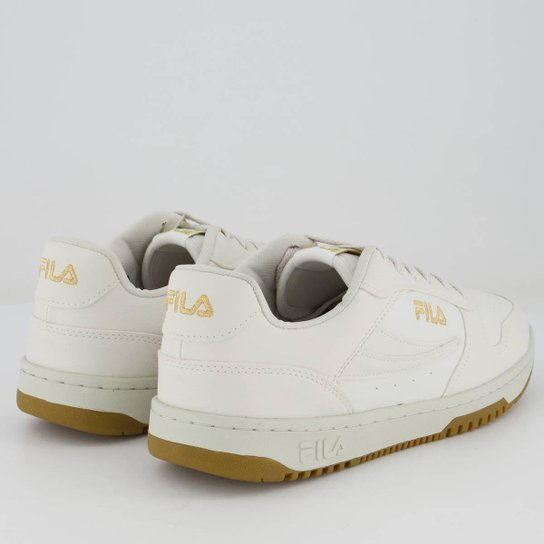 Tênis Fila FX-33 Low Feminino Branco e Dourado