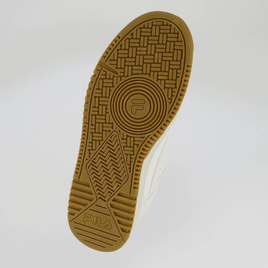 Tênis Fila FX-33 Low Feminino Branco e Dourado