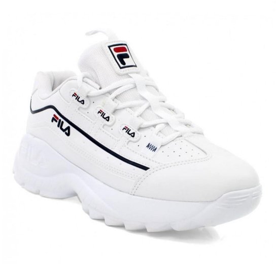 Tênis Fila Hometown Masculino - Branco Menor preço em Tênis Fila Hometown Masculino - Branco