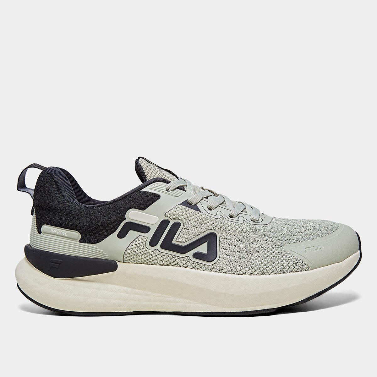 Tênis Fila Improve Feminino Preto+Bege Netshoes - Main Image