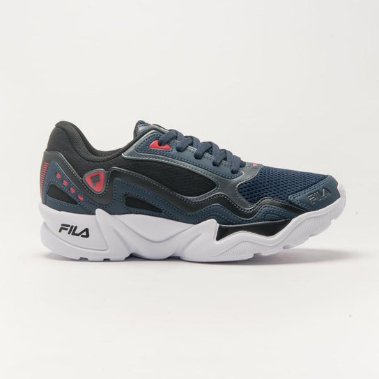 Tênis Fila Interceptor Masculino Fila - Colorido Menor preço em Tênis Fila Interceptor Masculino Fila - Colorido