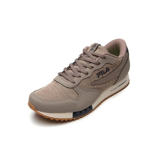 Tênis Fila Jogger Euro Sport Masculino - Marrom Menor preço em Tênis Fila Jogger Euro Sport Masculino - Marrom