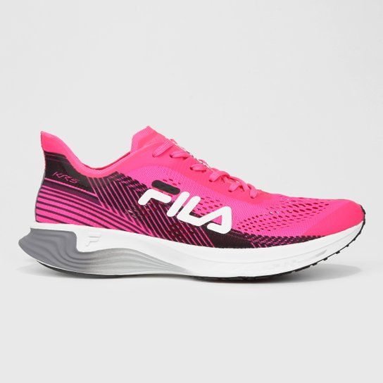 Tênis Fila Kr5 Feminino - Rosa+Grafite Menor preço em Tênis Fila Kr5 Feminino - Rosa+Grafite