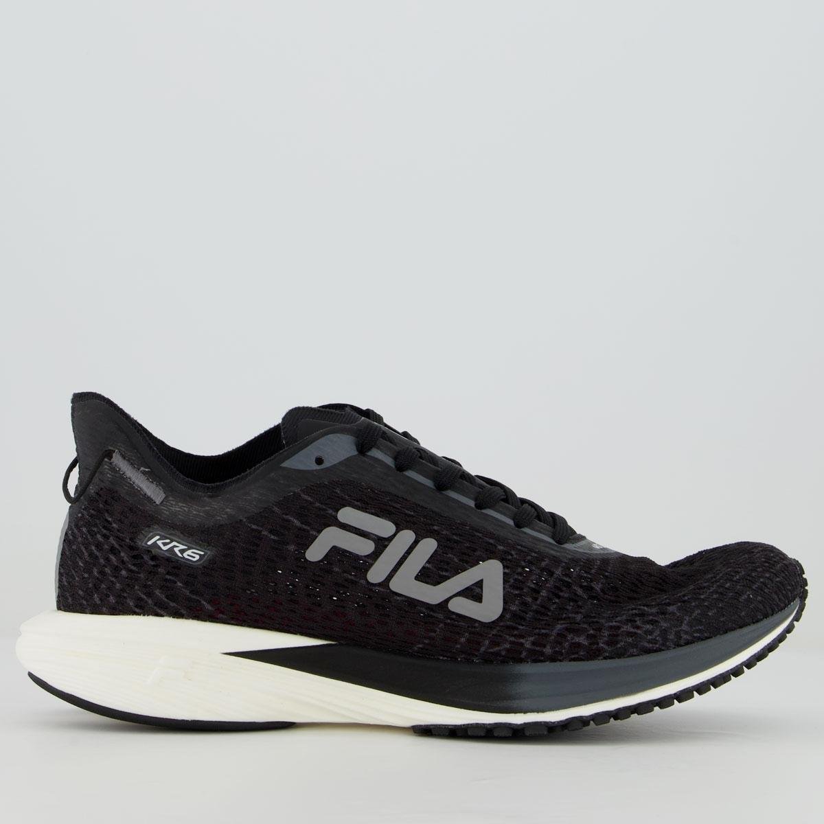 Tênis Fila KR6 Preto e Branco Menor preço em Tênis Fila KR6 Preto e Branco