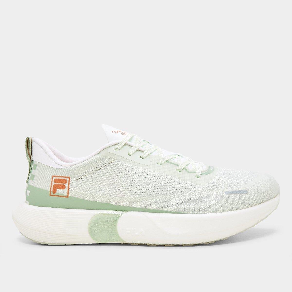 Tenis Fila Kr7 Pro Speed Tech Feminino Verde Dourado