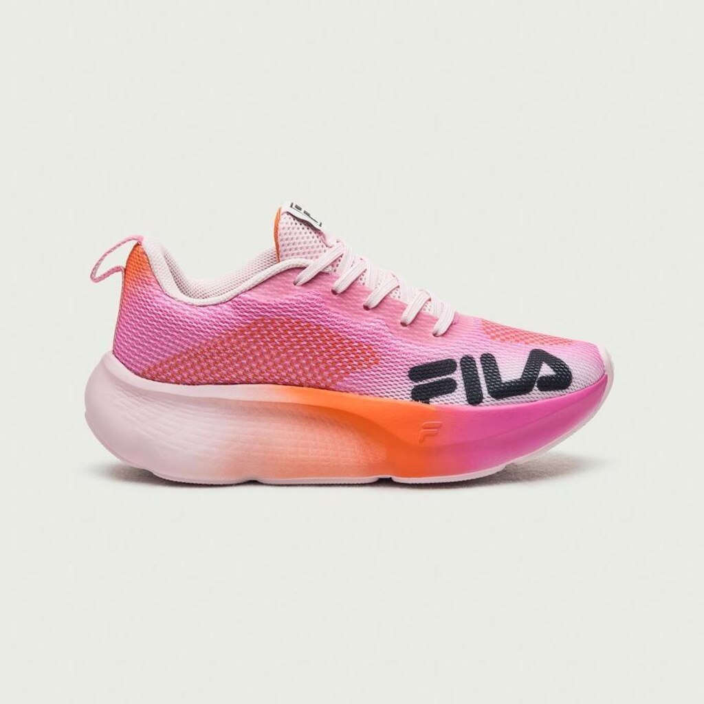Tênis Fila Maxxi Dna Infantil Rosa/Laranja Feminino