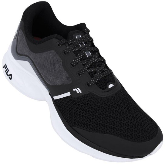 Tênis Fila Racer Move Masculino - Preto+Grafite Menor preço em Tênis Fila Racer Move Masculino - Preto+Grafite