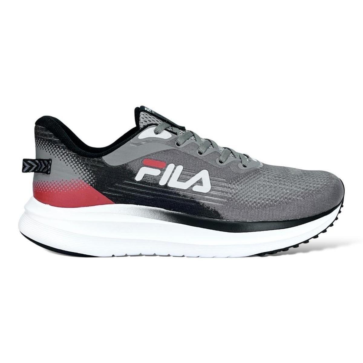 Tênis Fila Racer Sky Masculino F01R00143 Cinza/Preto/Vermelho