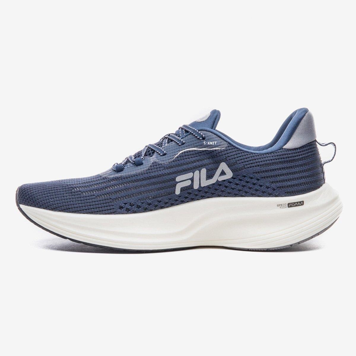 Tênis Fila Racer Speedzone Masculino Marinho+Cinza Netshoes