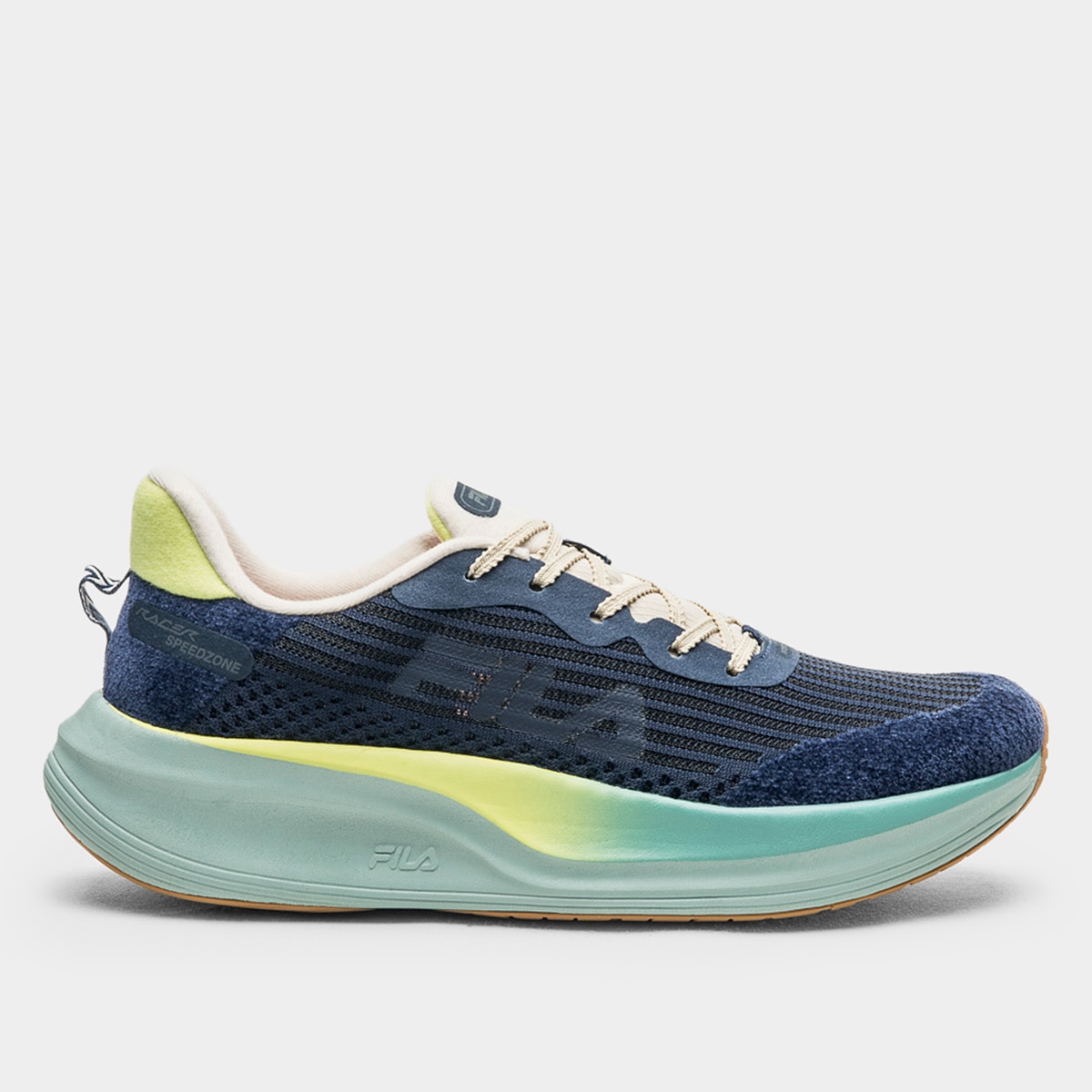 Tenis Fila Racer Speedzone Se Feminino Marinho Bege