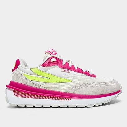 Tênis Fila Renno Feminino - Branco/Pink 1 Tênis Fila Renno Feminino - Feminino
