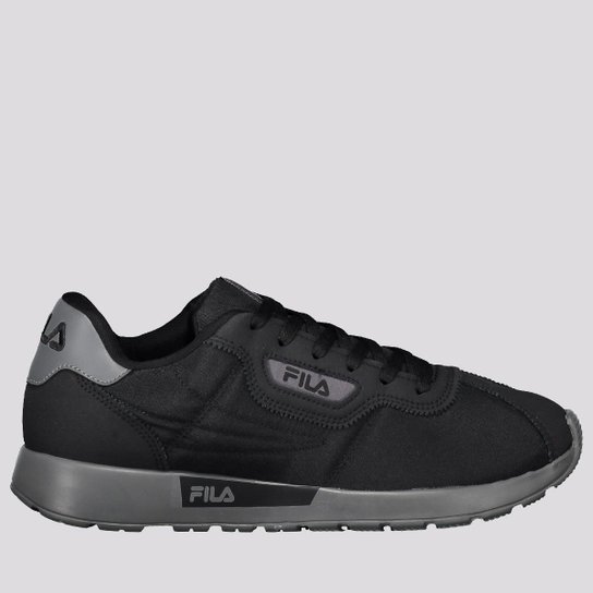 Tênis Fila Retro Jogger Masculino Preto+Grafite Netshoes