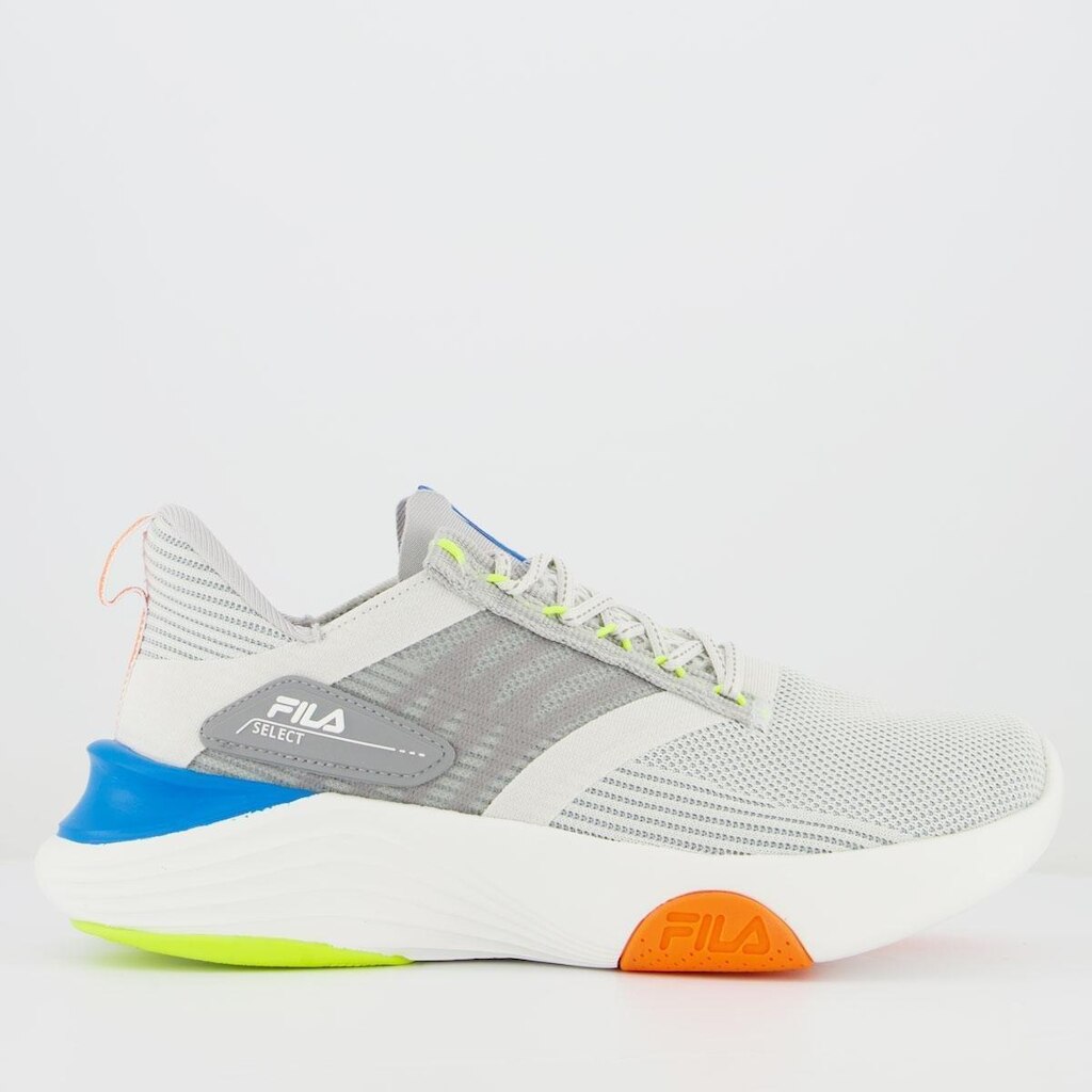 Tênis Fila Select Cinza e Branco