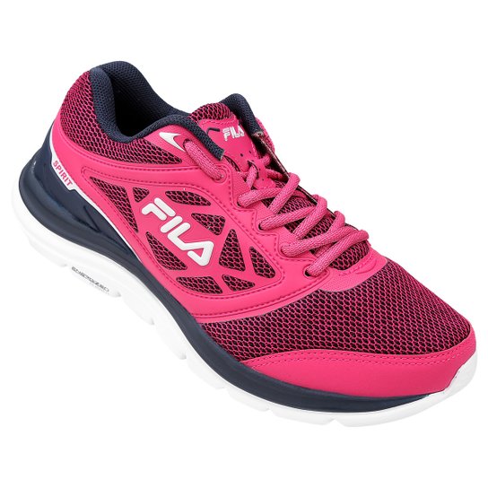 Tênis Fila Spirit Feminino - Roxo e Azul Menor preço em Tênis Fila Spirit Feminino - Roxo e Azul