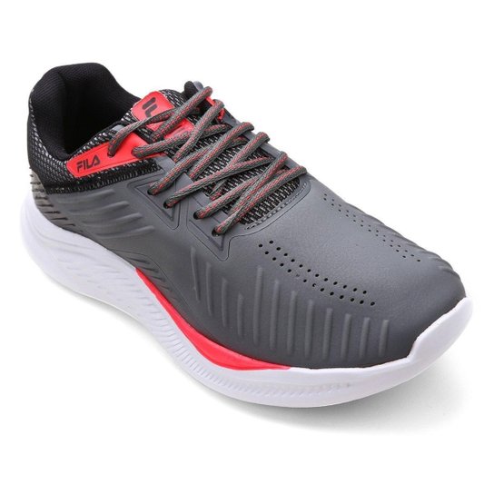 Tênis Fila Sync Feminino - Grafite e Pink Menor preço em Tênis Fila Sync Feminino - Grafite e Pink