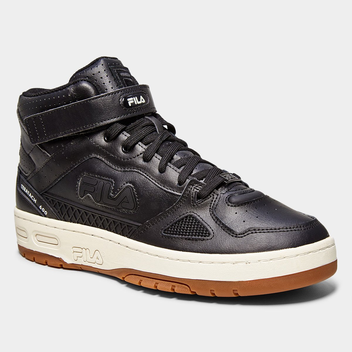 Fila Botinha Tenis Fila Masculino Preto Cano Alto Tênis Fila