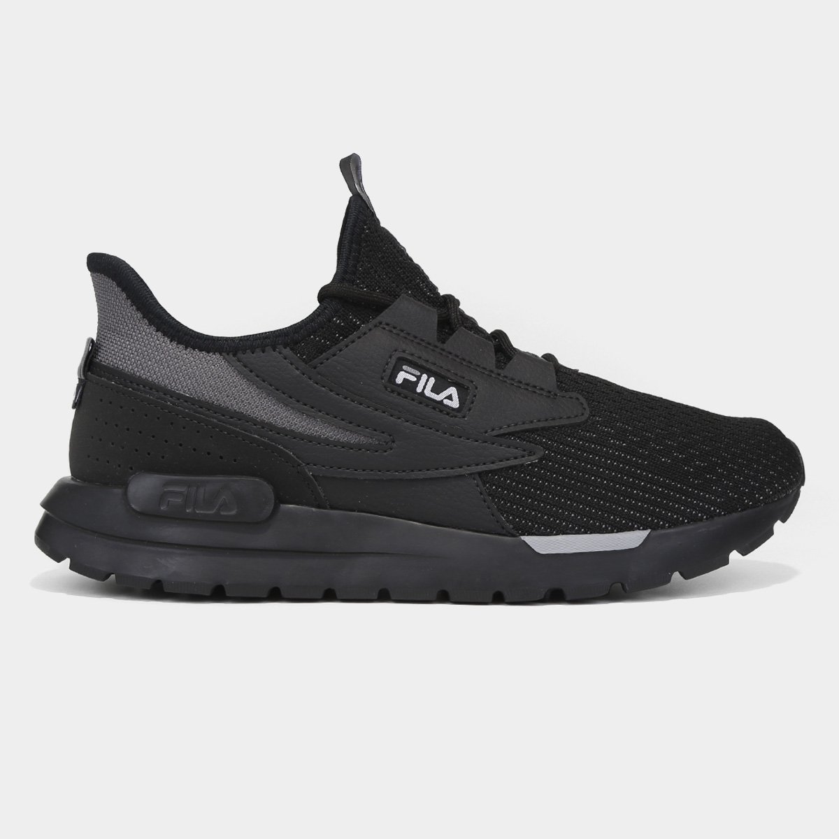 Tênis Fila Tr-knit Masculino Preto+Branco Netshoes