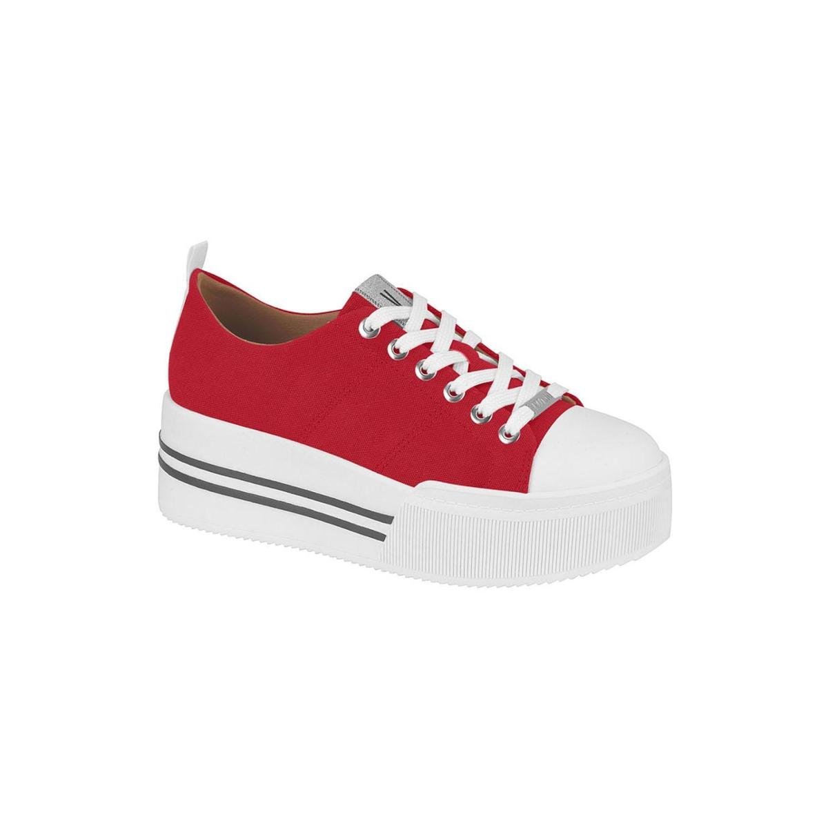 Tênis Flatform Feminino Vizzano VERMELHO 36