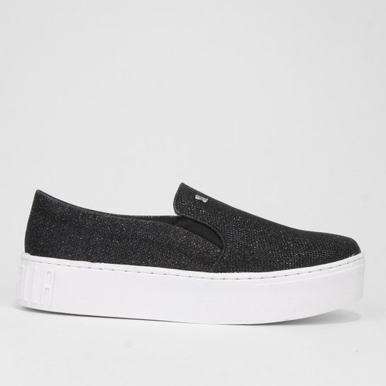 Tênis Flatform Santa Lolla Galaxxy Feminino - Preto Menor preço em Tênis Flatform Santa Lolla Galaxxy Feminino - Preto