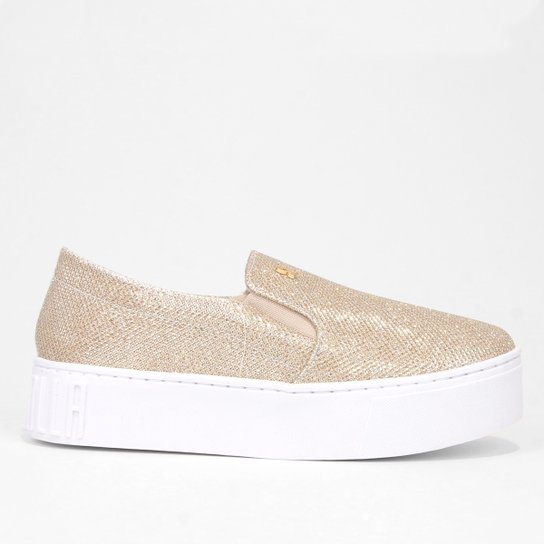 Tênis Flatform Santa Lolla Galaxxy Feminino - Ouro é ruim? Tênis Flatform Santa Lolla Galaxxy Feminino - Ouro é boa?