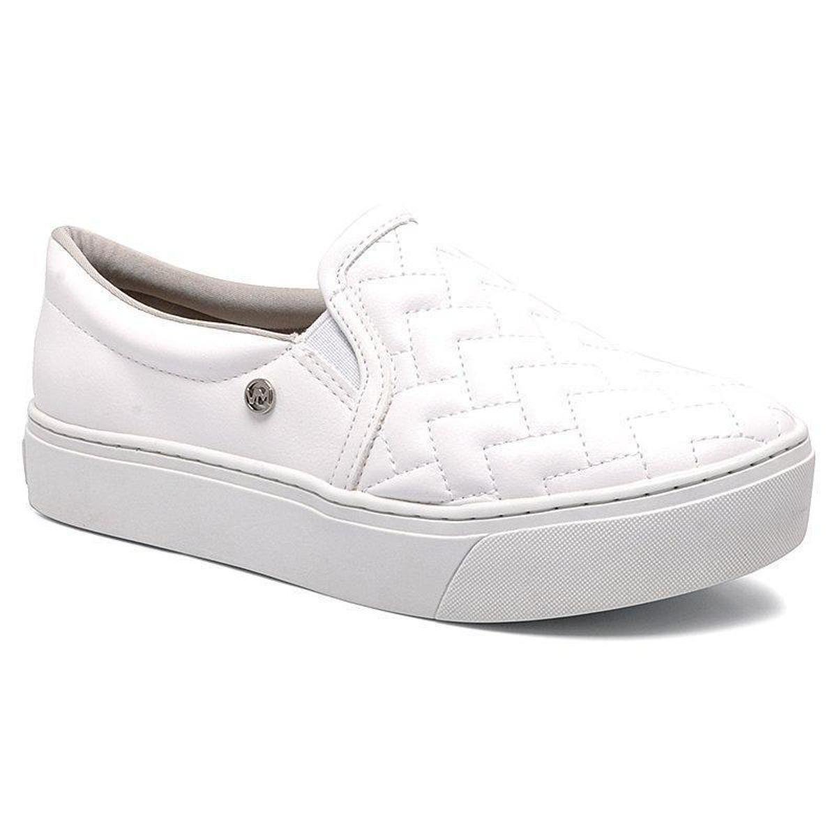 Tênis Vizzano Sem Cadarço Branco / Branco