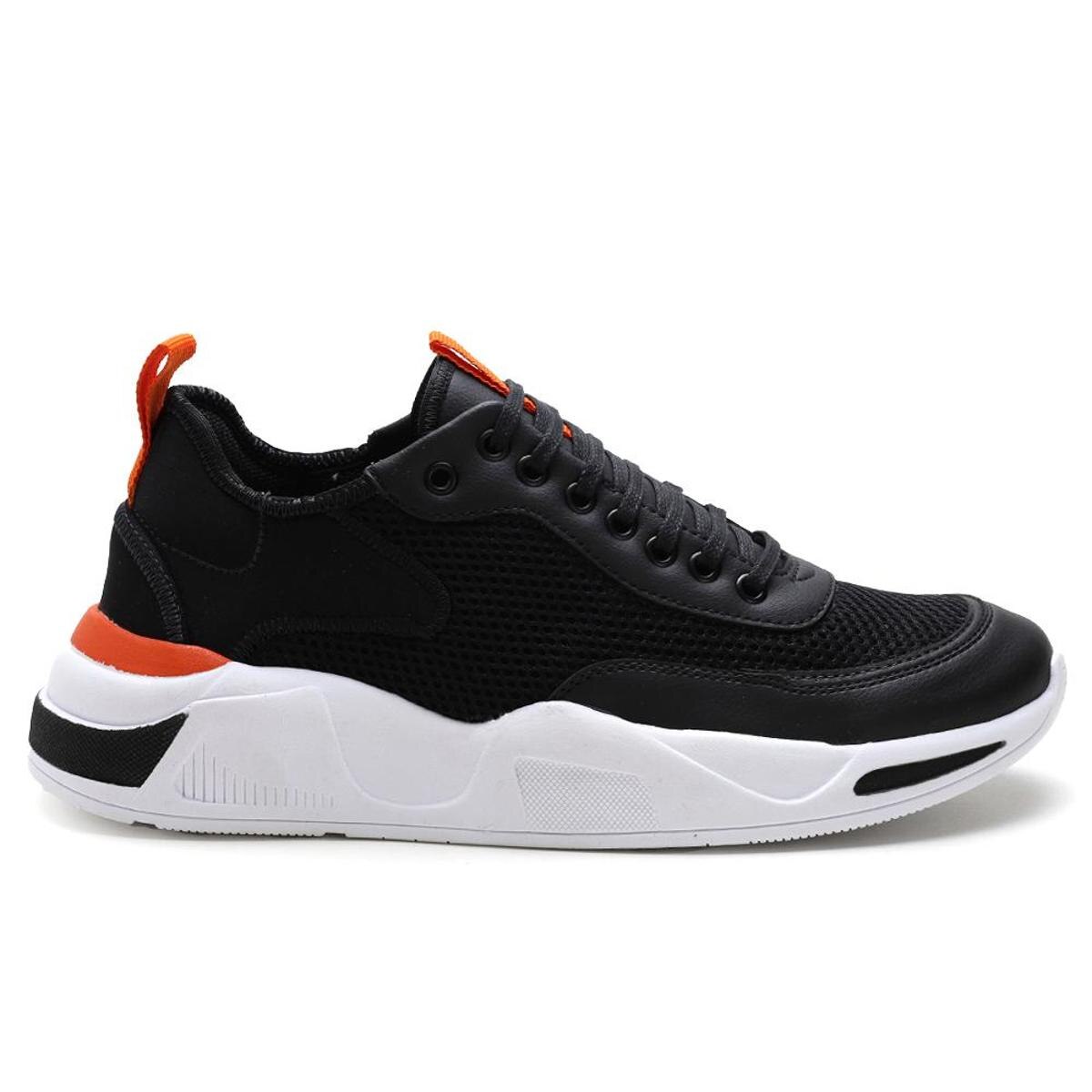 Tênis Form's Sola Alta Original Confort Masculino - Preto+Branco | Netshoes