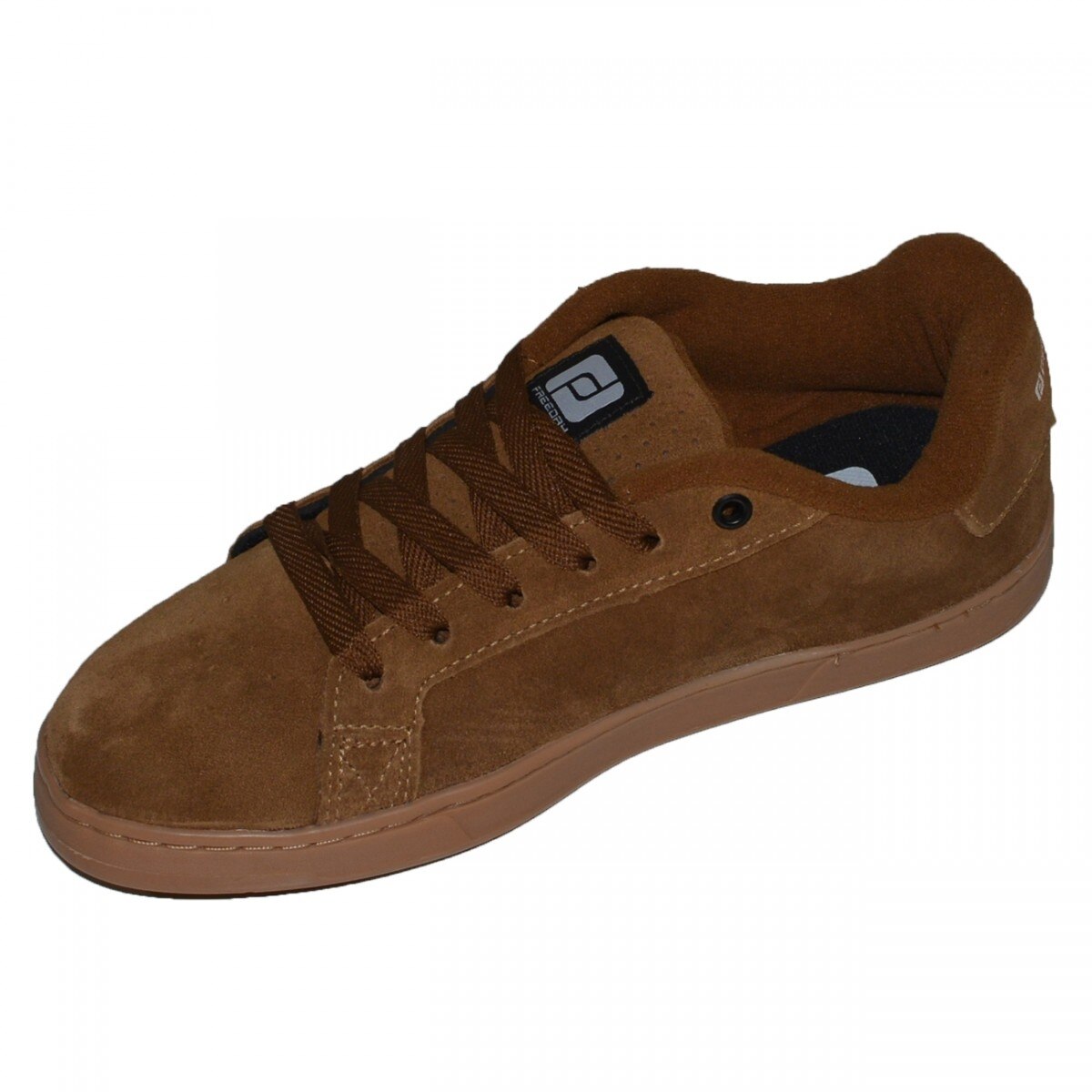 tenis freeday logo camurça