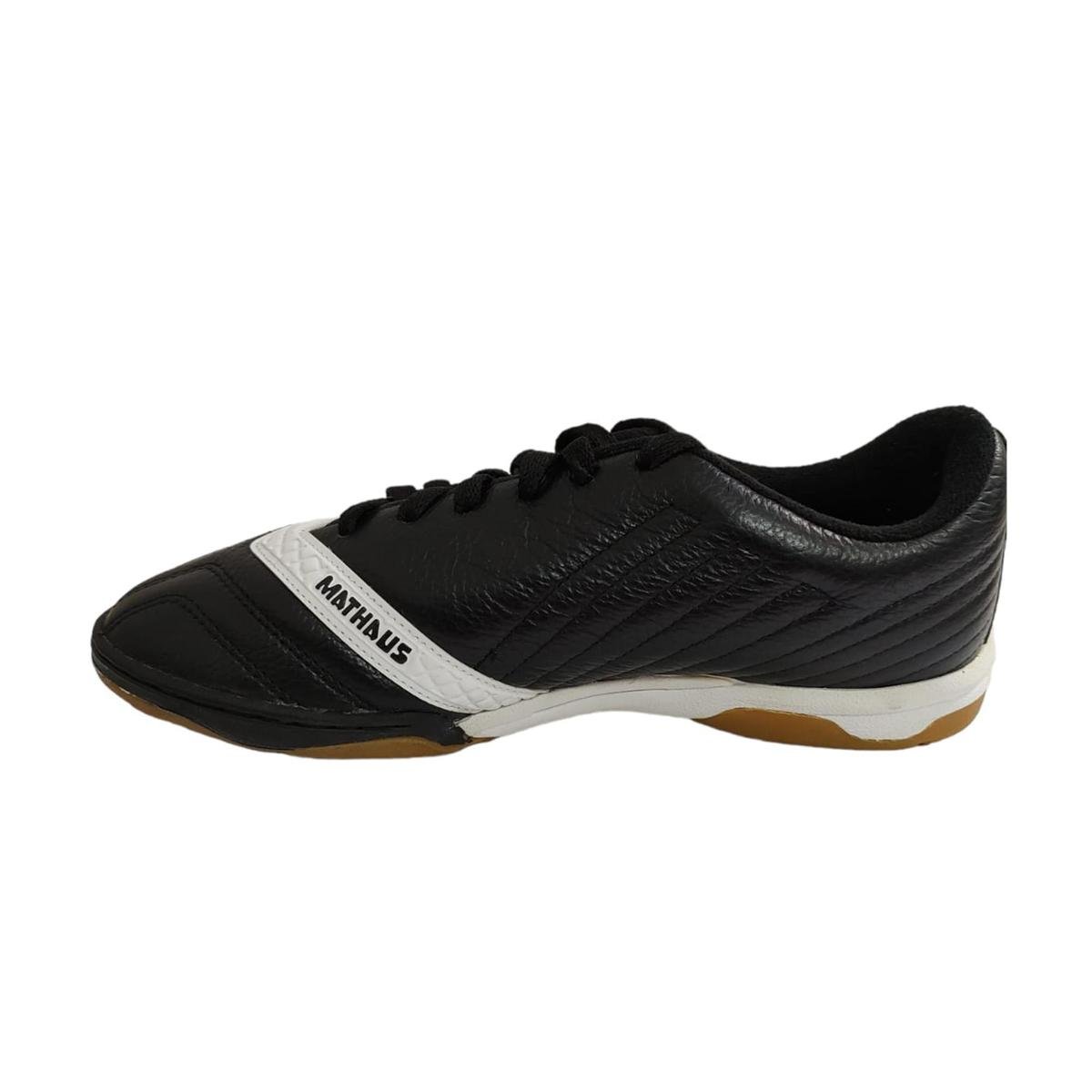その他 matus Tênis Futsal Mathaus Invicta Couro Costurada Amortecedor