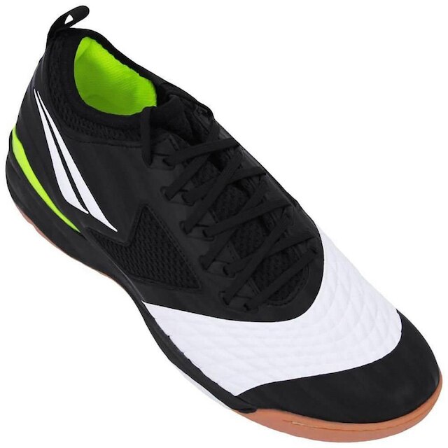 Tênis Futsal Penalty Max 1000 Locker Ecoknit - Preto+Amarelo Menor preço em Tênis Futsal Penalty Max 1000 Locker Ecoknit - Preto+Amarelo