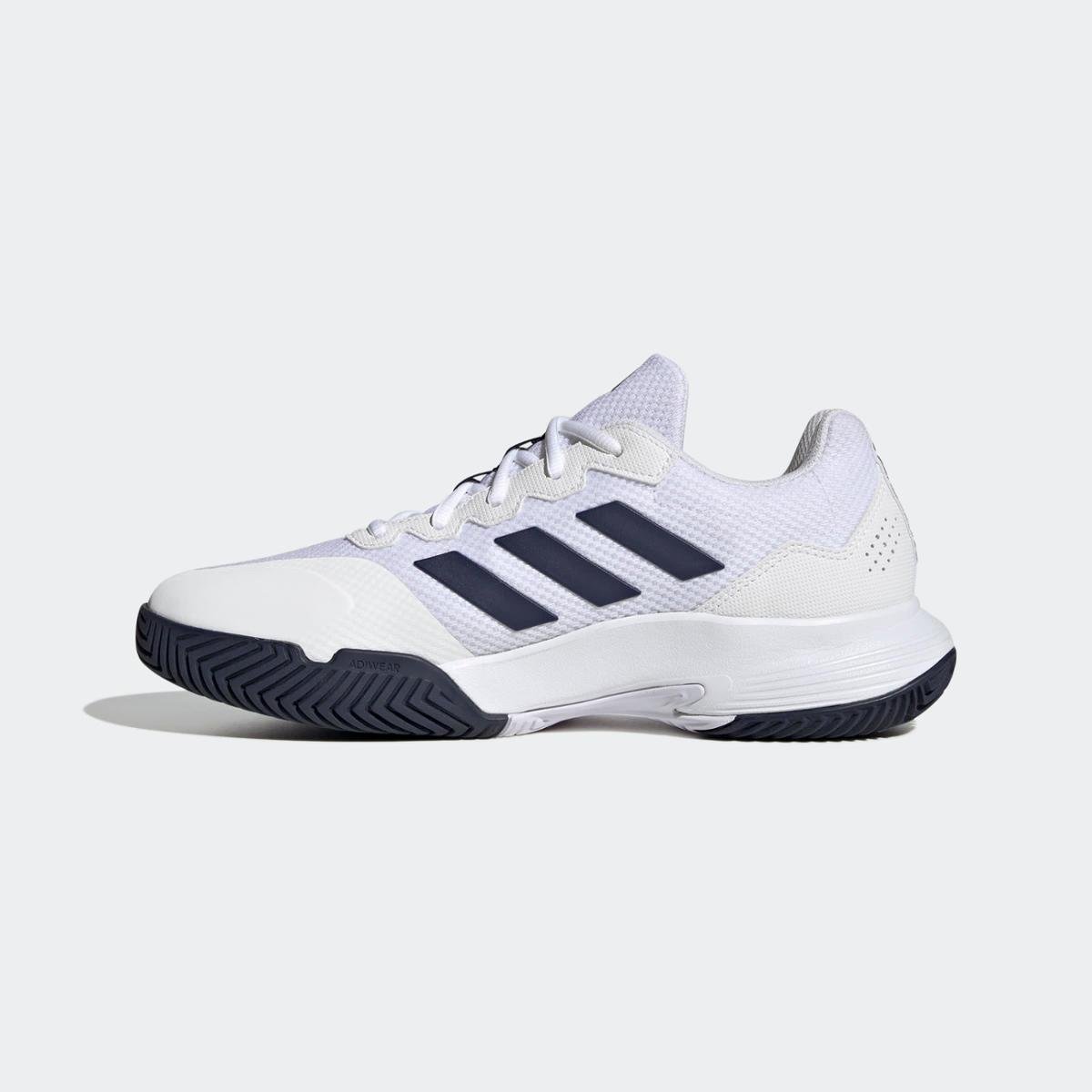R2G ホワイト Tênis Gamecourt 2.0 Adidas - Branco+Azul | Netshoes