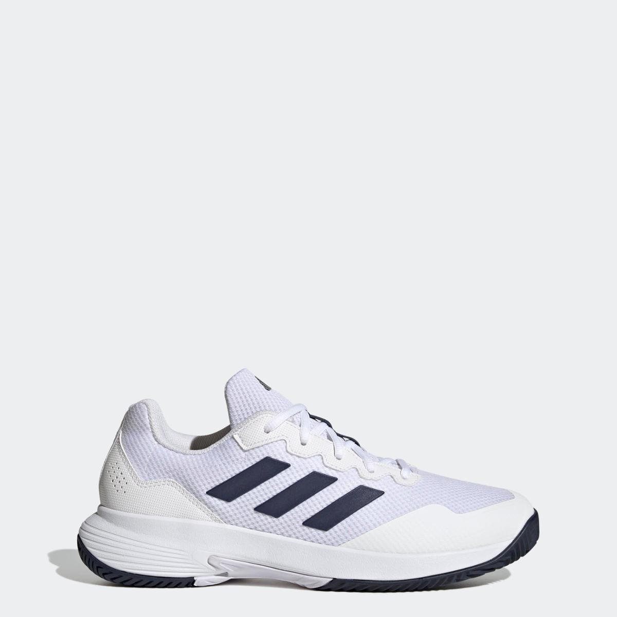 Tênis Gamecourt 2.0 Adidas - Branco+Azul | Netshoes