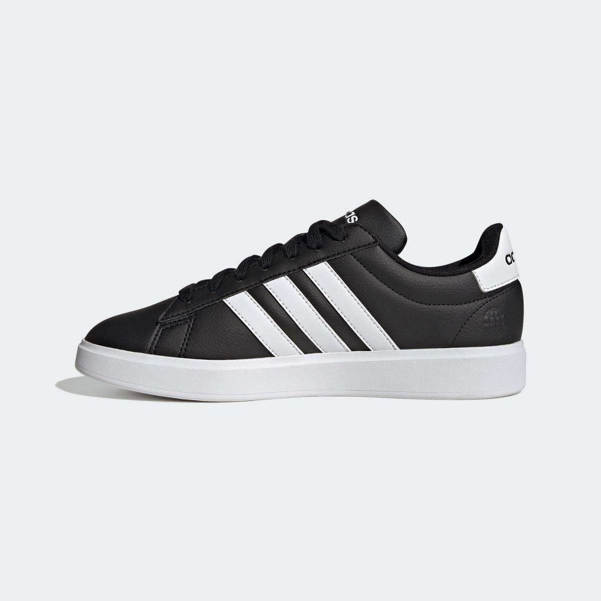 Tênis Grand Court Cloudfoam Comfort Adidas - Preto | Netshoes