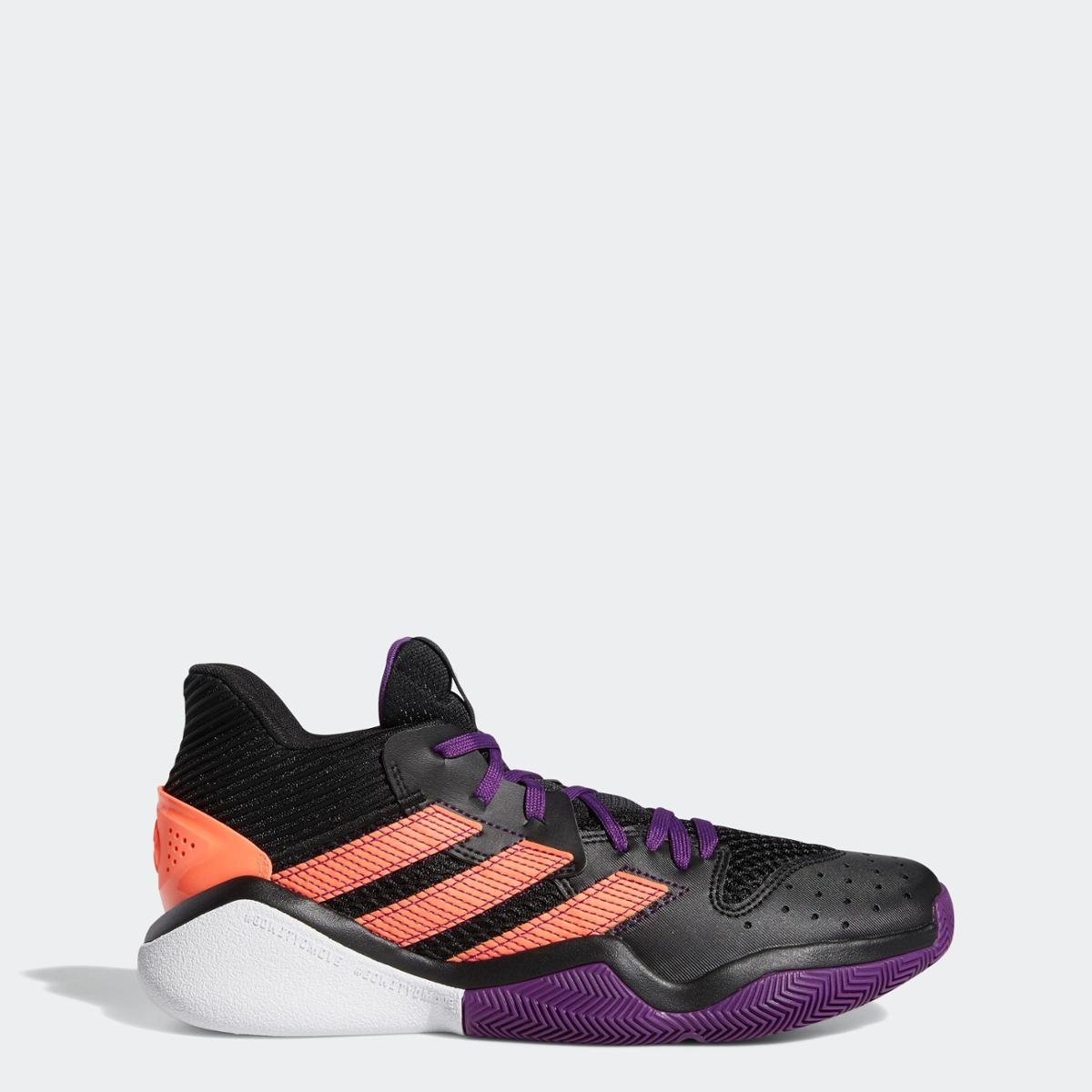 Tênis Harden Stepback Adidas - Preto+Roxo | Netshoes