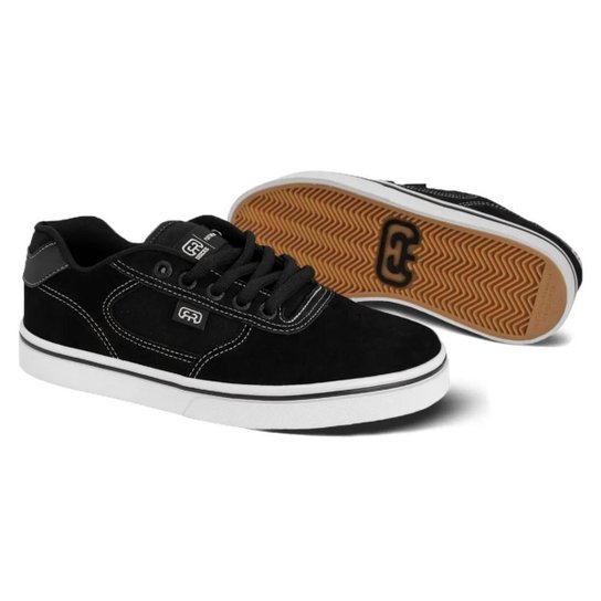 Tênis Hocks Flat Lite Black Line White
