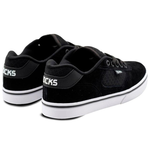 Tênis Hocks Flat Lite Preto Branco