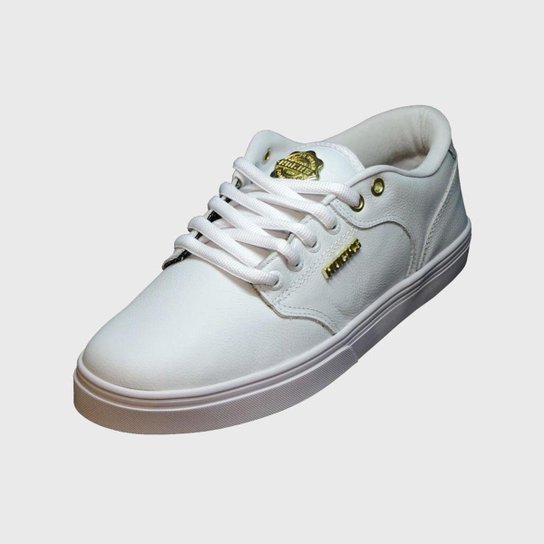 Tênis Hocks Montreal White Gold New - Branco+dourado Menor preço em Tênis Hocks Montreal White Gold New - Branco+dourado