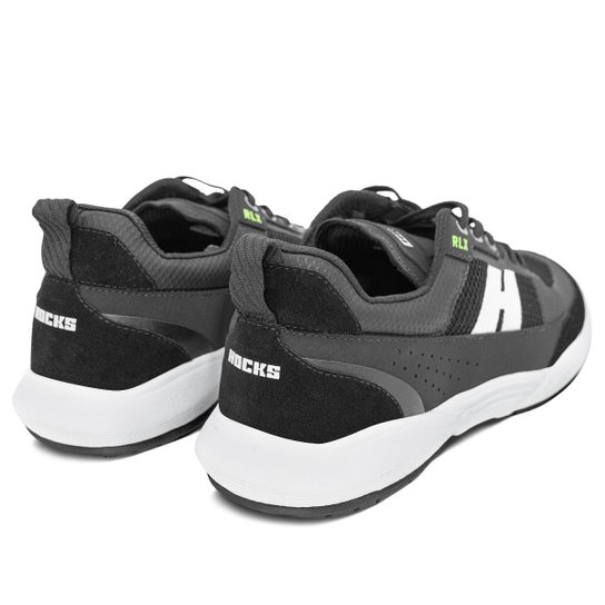 Tênis Hocks Rlx Hum Unissex Sintético Classic Black |