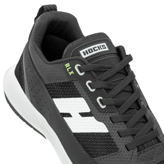 Tênis Hocks Rlx Hum Unissex Sintético Classic Black |