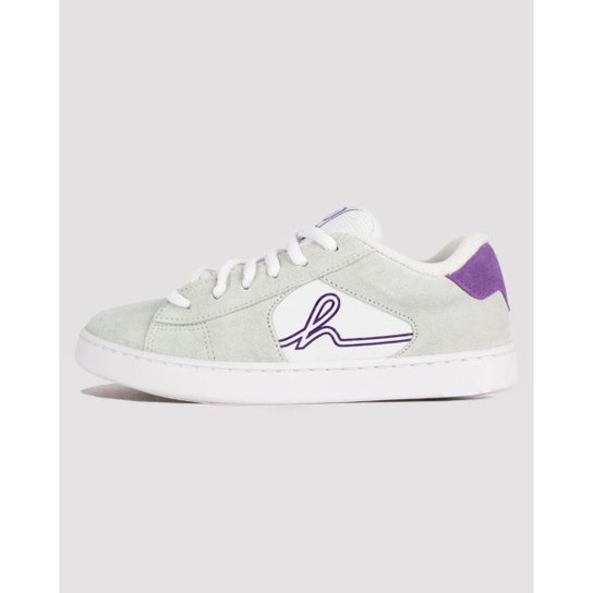 Tênis Hocks Ruas - Ice Purple - Branco+Cinza Menor preço em Tênis Hocks Ruas - Ice Purple - Branco+Cinza