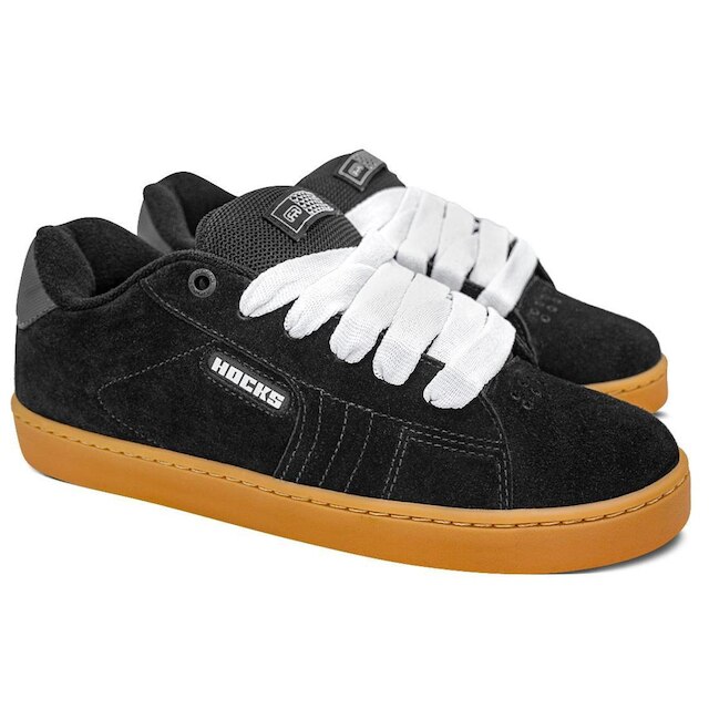 Tênis Hocks Ruas Skate Latex - Preto | Netshoes