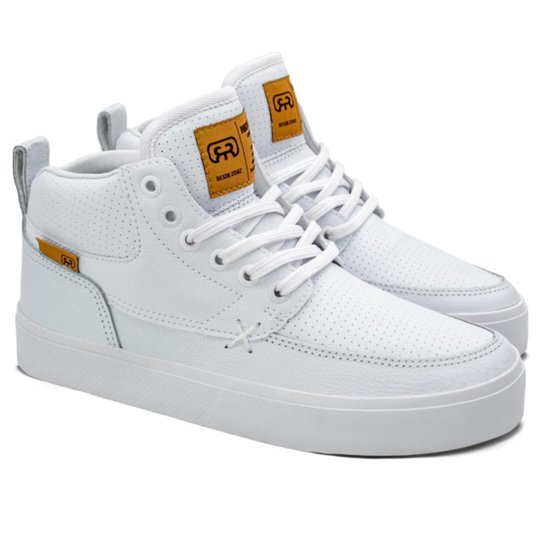 Tênis Hocks Skate Coruna Brilhante - Branco Menor preço em Tênis Hocks Skate Coruna Brilhante - Branco