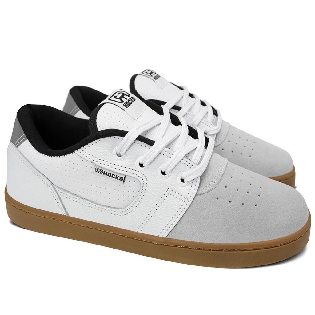 Tênis Hocks Skate De La Calle Nine Ocre