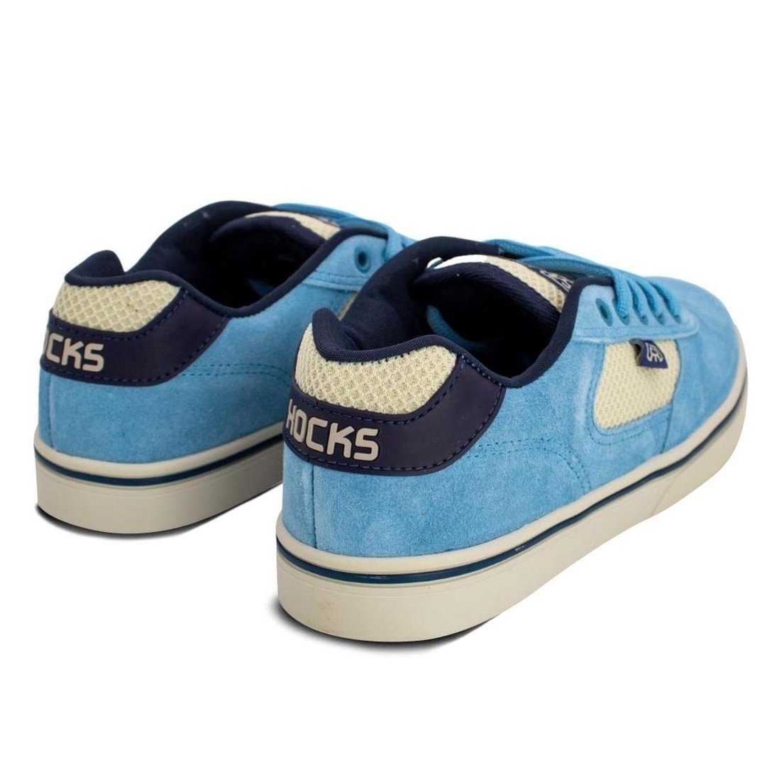 Tênis Hocks Skate Flat Lite Ciel Cream Azul Netshoes