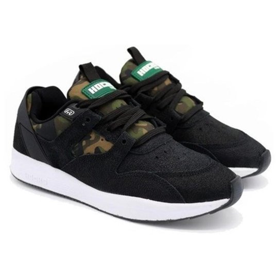 Tênis Hocks Solo Preto Camuflado - Preto Menor preço em Tênis Hocks Solo Preto Camuflado - Preto