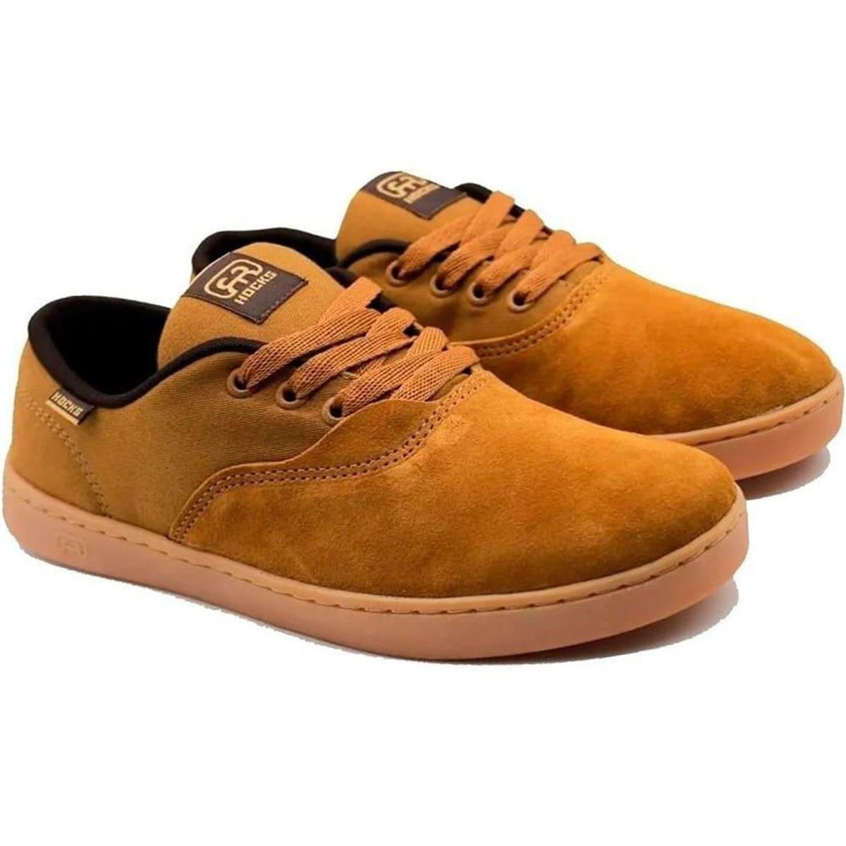 tenis hocks marrom