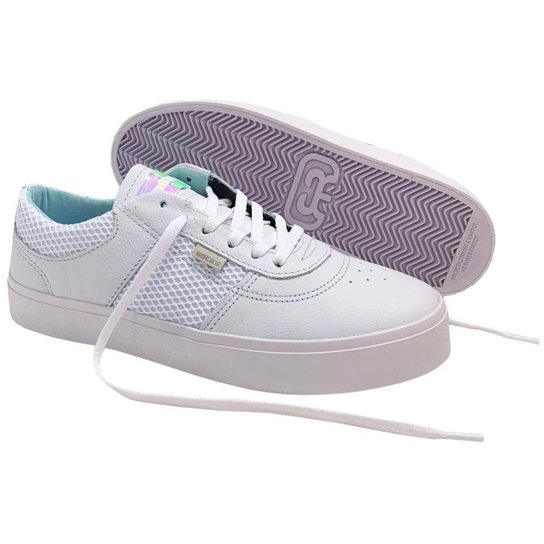 Tênis Hocks Tempus Refletivo Skate Unissex 12011 - Branco Menor preço em Tênis Hocks Tempus Refletivo Skate Unissex 12011 - Branco