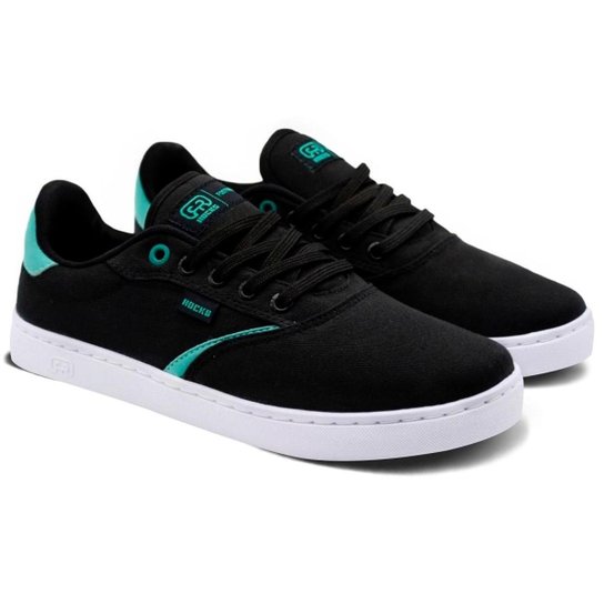 Tênis Hocks Trip Skate Masculino - Preto+Branco Menor preço em Tênis Hocks Trip Skate Masculino - Preto+Branco